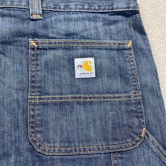 Carhartt Denim 2112 CAT 2 Jeans Size 54x30 Mens Flame  Resistan Relaxed Fit New - Picture 7 of 16